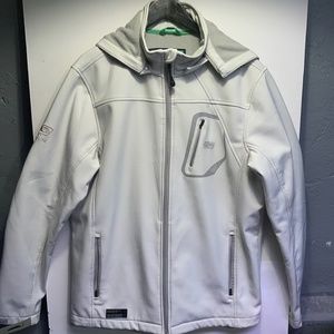 Point Zero Weather Protection Jacket Coat White